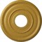 Ekena Millwork Valeriano Ceiling Medallion (Canopies up to 6 1/4"), 12 1/8"OD x 3 5/8"ID x 3/4"P, Iridescent Gold CM12VAIGS - alternate 1